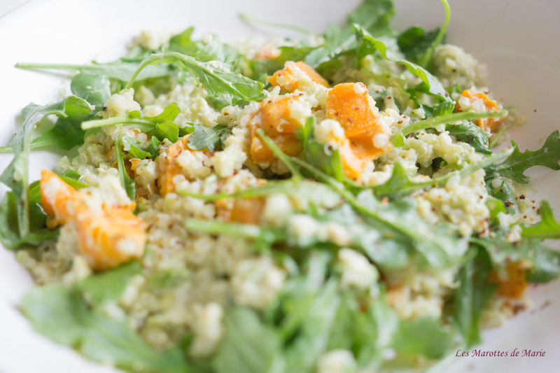 2016 04 17 Salade vegan quinoa patate douce Les Marottes de Marie 2